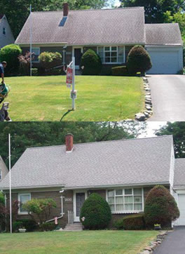 curb appeal house for sale clean the roof